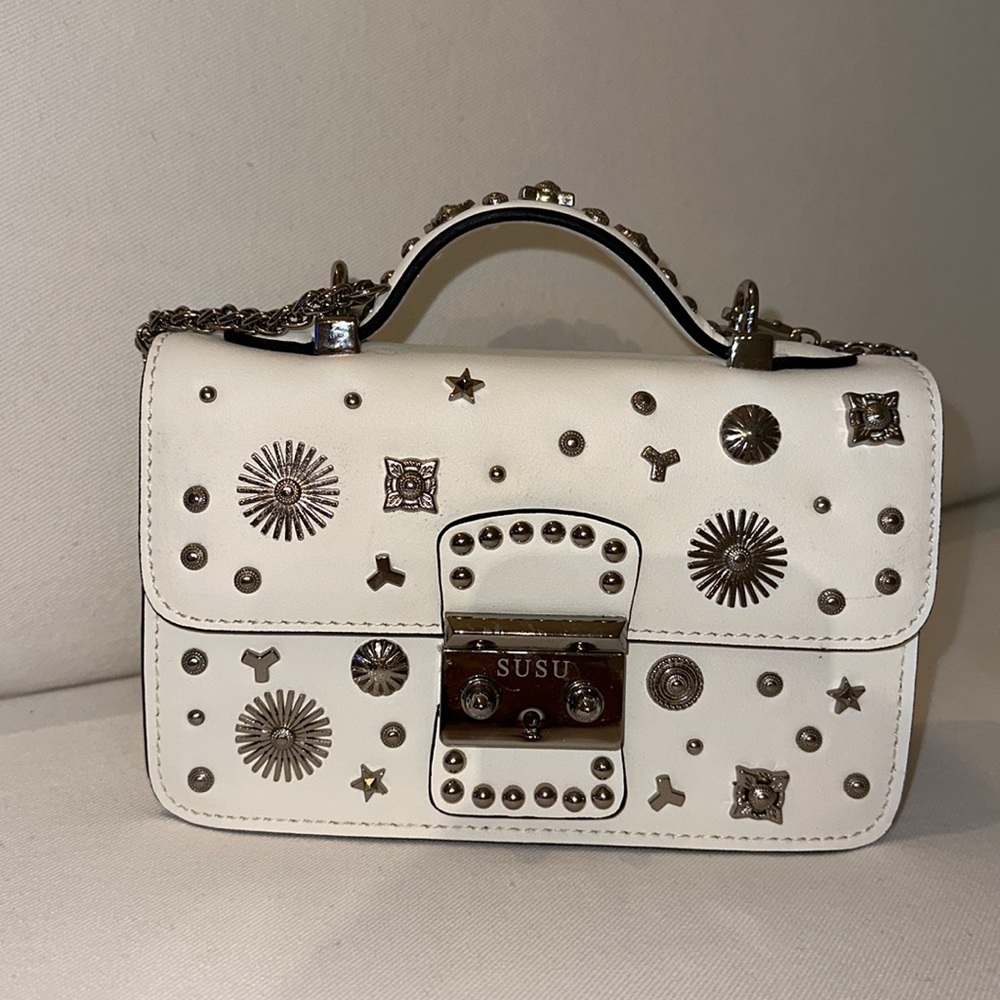 Leather crossbody bag